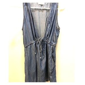 Denim romper